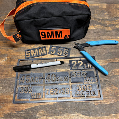 Ammo Label Stencil